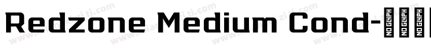 Redzone Medium Cond字体转换